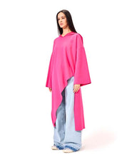 Asymmetrical Hoodies - Fushia