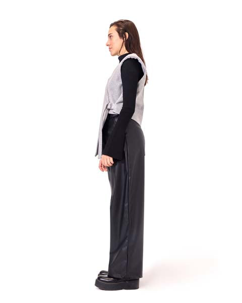 Asymmeteric Cut Blazer - Gray