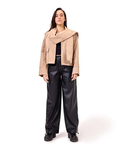 Blend Wrap Jacket - Biege