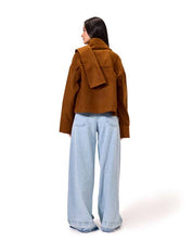 Blend Wrap Jacket - Brown