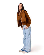 Blend Wrap Jacket - Brown