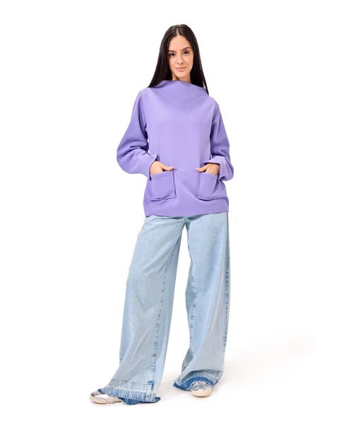 Timeless Pocket Top - Purple