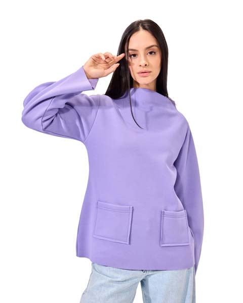 Timeless Pocket Top - Purple