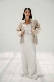 The summer trace chemise Beige