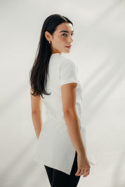 Core Extend White Shirt ( Half )