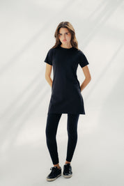 Core Extend Black Shirt ( Half )