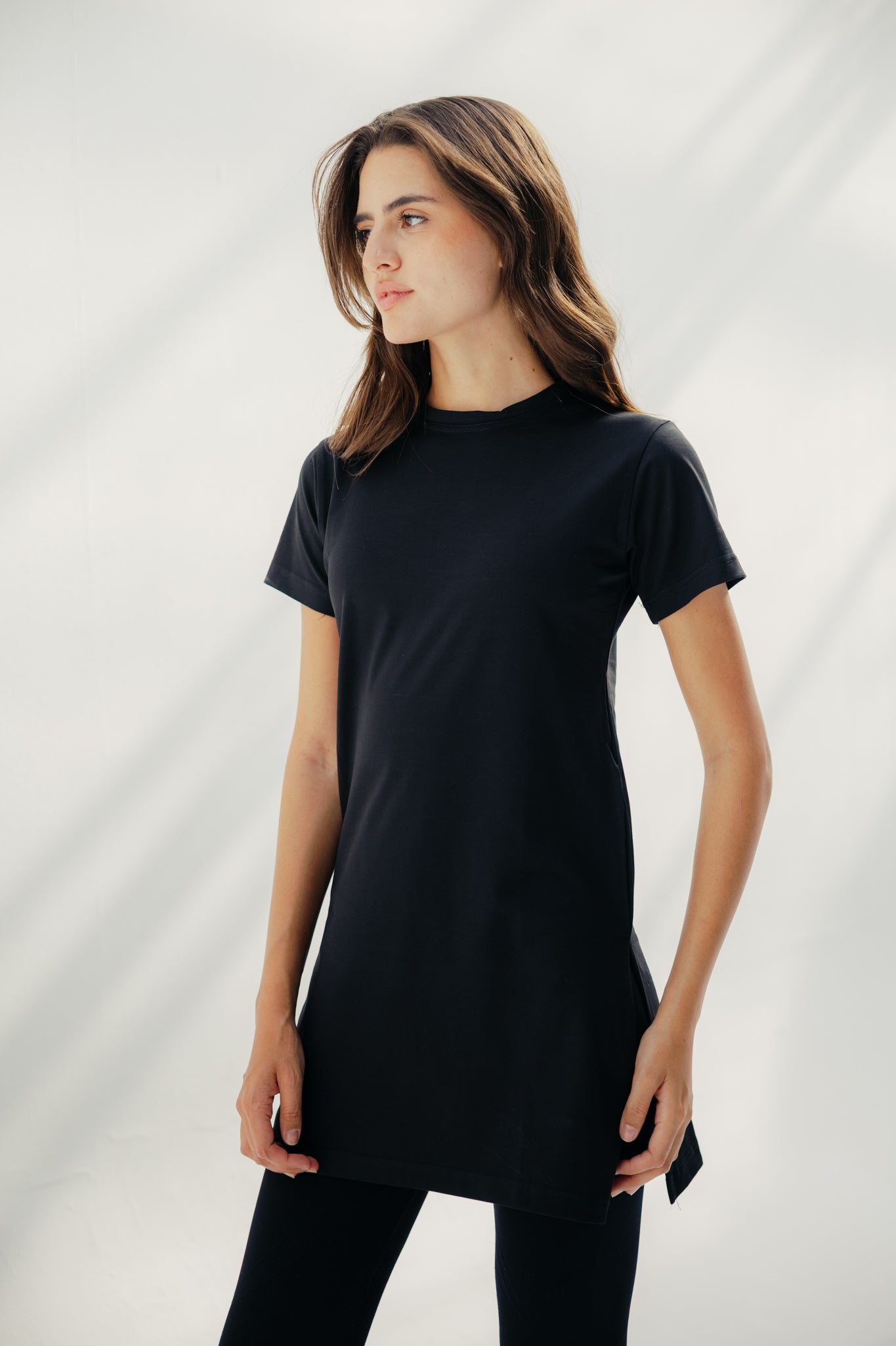 Core Extend Black Shirt ( Half )