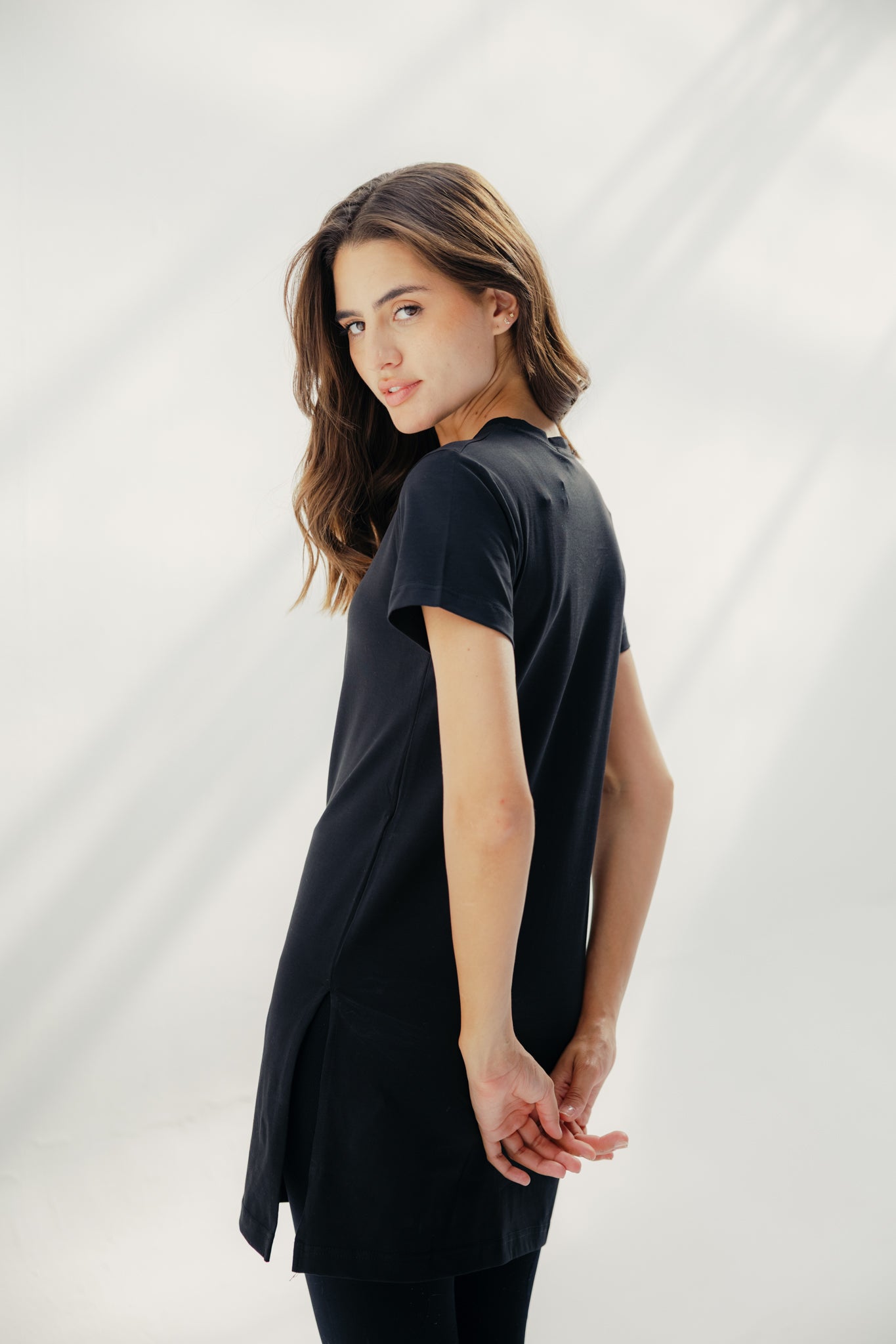 Core Extend Black Shirt ( Half )