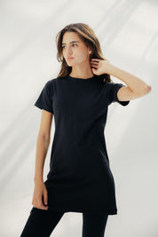 Core Extend Black Shirt ( Half )