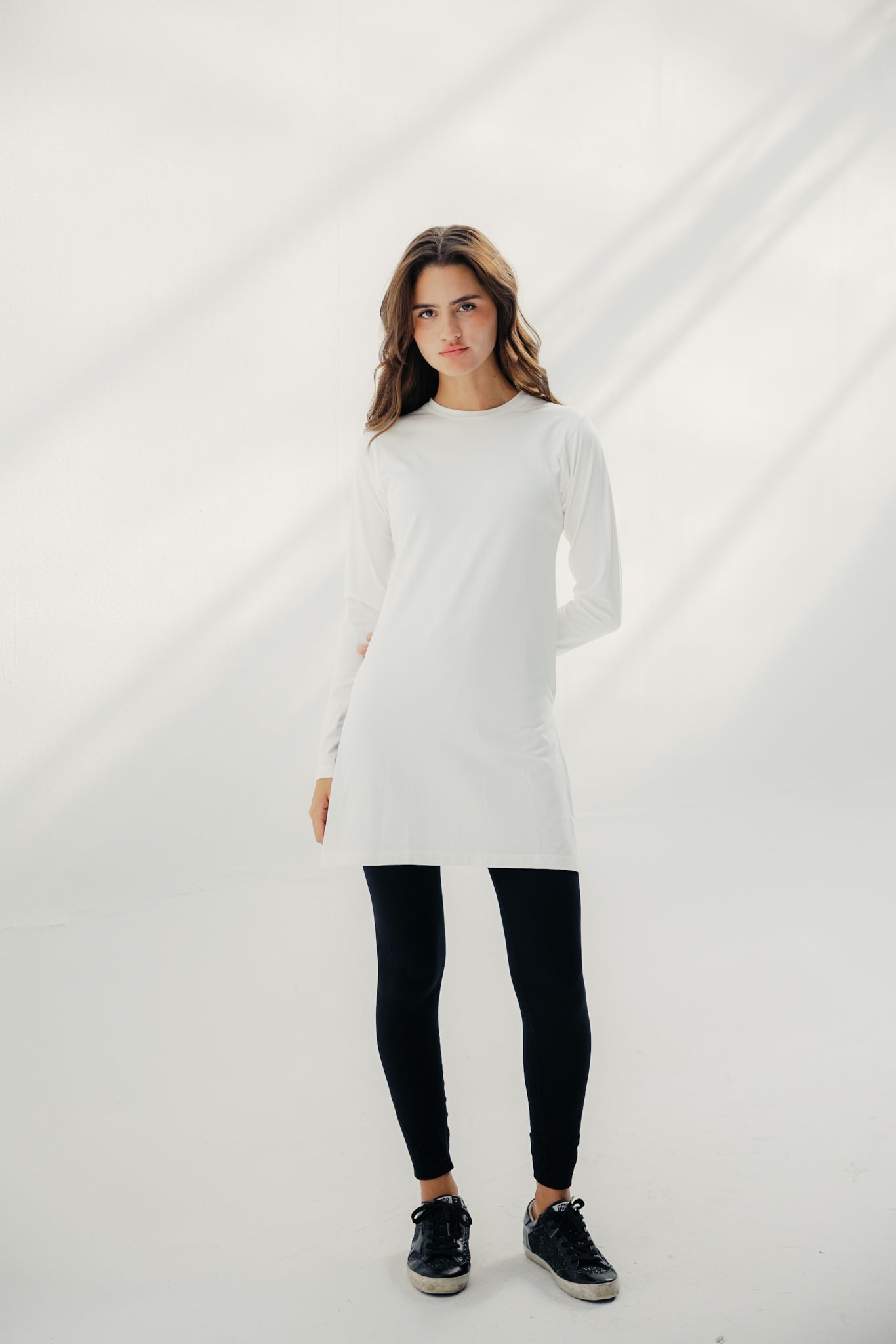 Core Extend White Shirt ( Long )