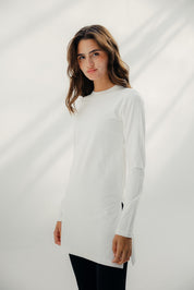 Core Extend White Shirt ( Long )