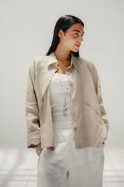 The summer trace chemise Beige