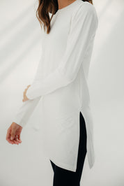 Core Extend White Shirt ( Long )