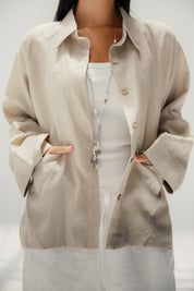 The summer trace chemise Beige