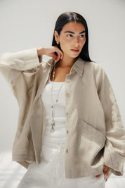 The summer trace chemise Beige