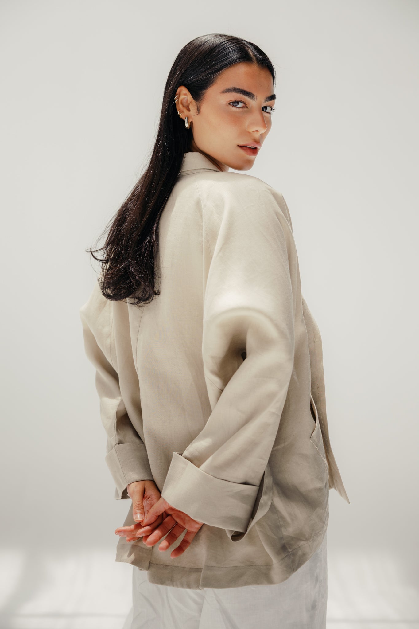 The summer trace chemise Beige