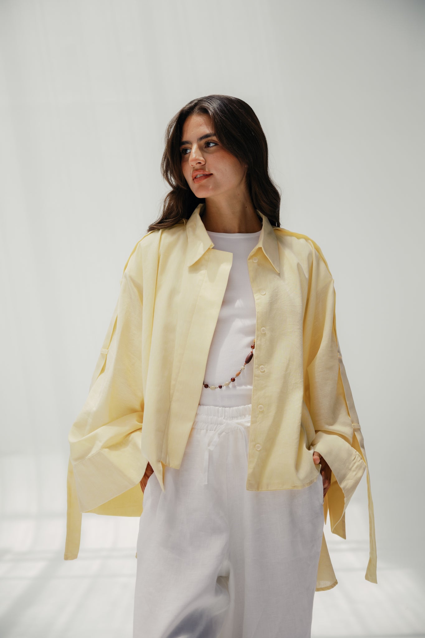 The summer cloud shirt Yellow