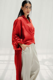 The faded light chemise Red