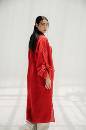 The faded light chemise Red