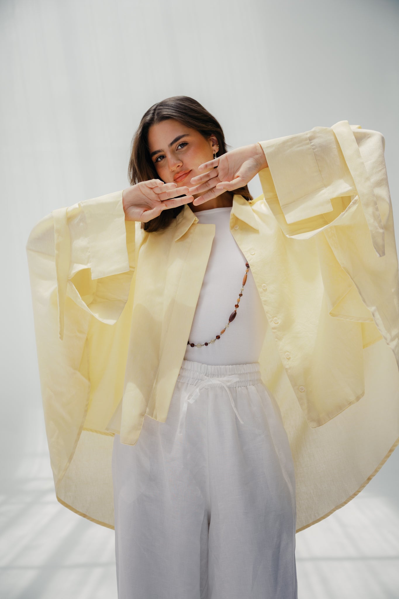 The summer cloud shirt Yellow
