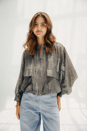 The sheer breeze jacket black