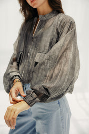 The sheer breeze jacket black