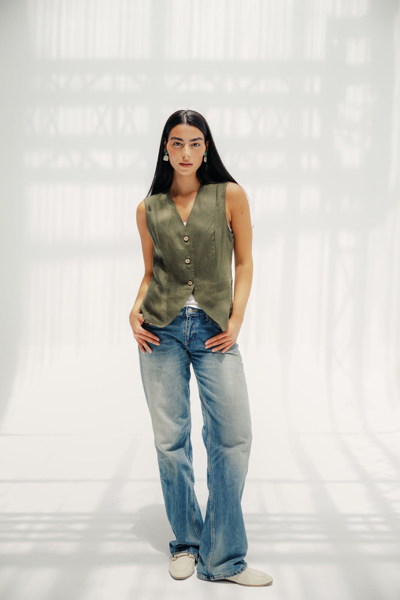 The Nova vest Olive