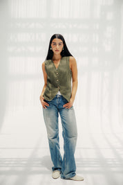 The Nova vest Olive
