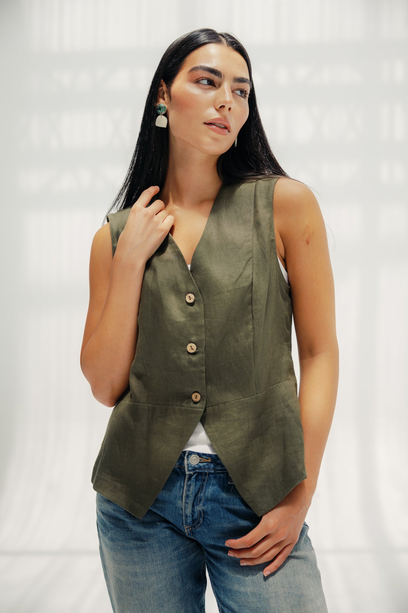 The Nova vest Olive