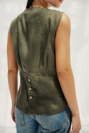 The Nova vest Olive