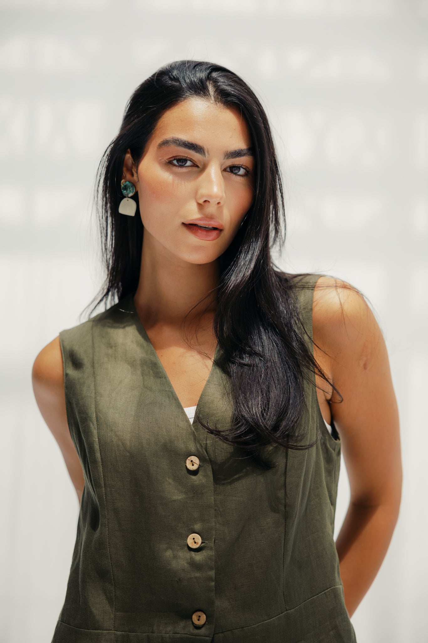 The Nova vest Olive