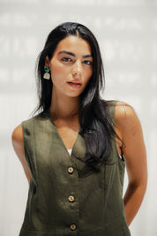 The Nova vest Olive