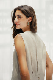 The Nova vest Beige