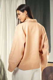Oversized Blouse with V-Neck Simon
