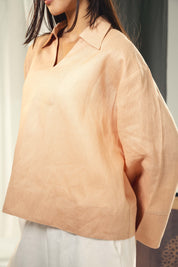 Oversized Blouse with V-Neck Simon