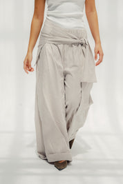 The Sunset Pants White & Cafe