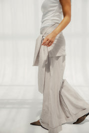 The Sunset Pants White & Cafe