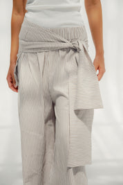 The Sunset Pants White & Cafe