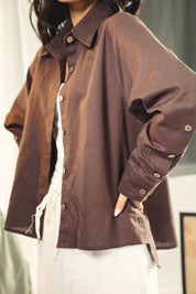 Woods button shirt Brown
