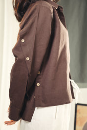 Woods button shirt Brown