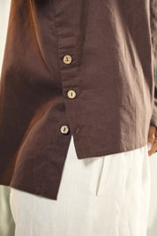 Woods button shirt Brown