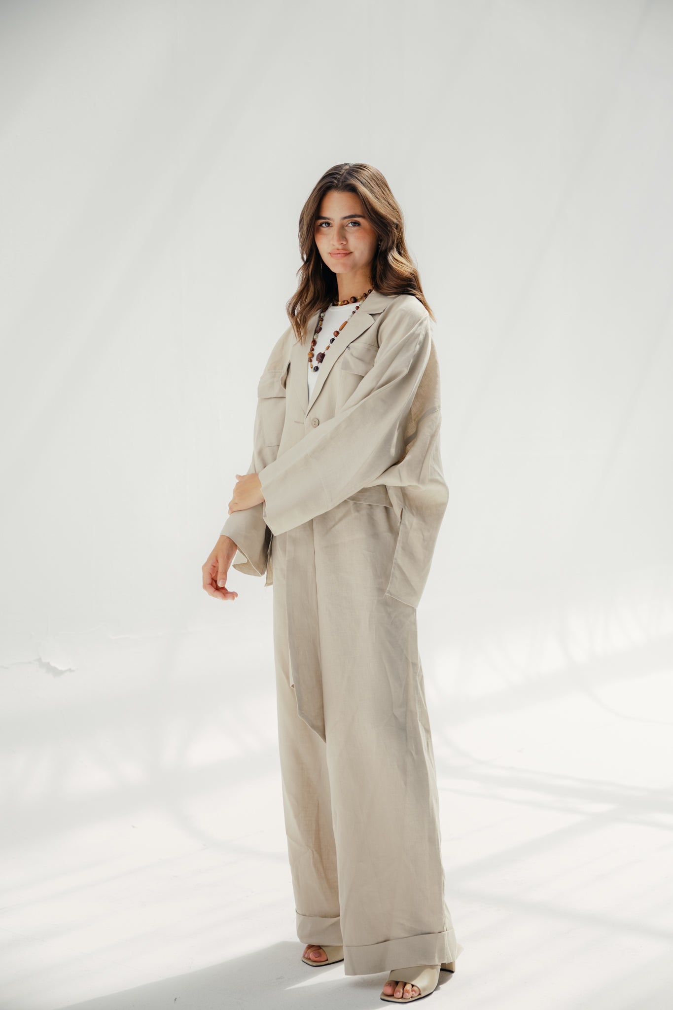 The day break shirt Beige