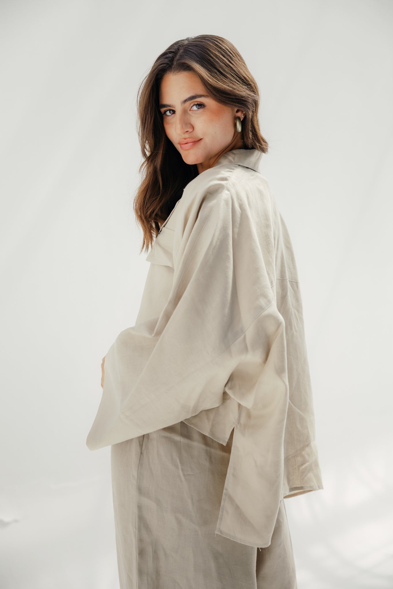 The day break shirt Beige