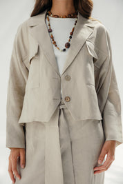 The day break shirt Beige