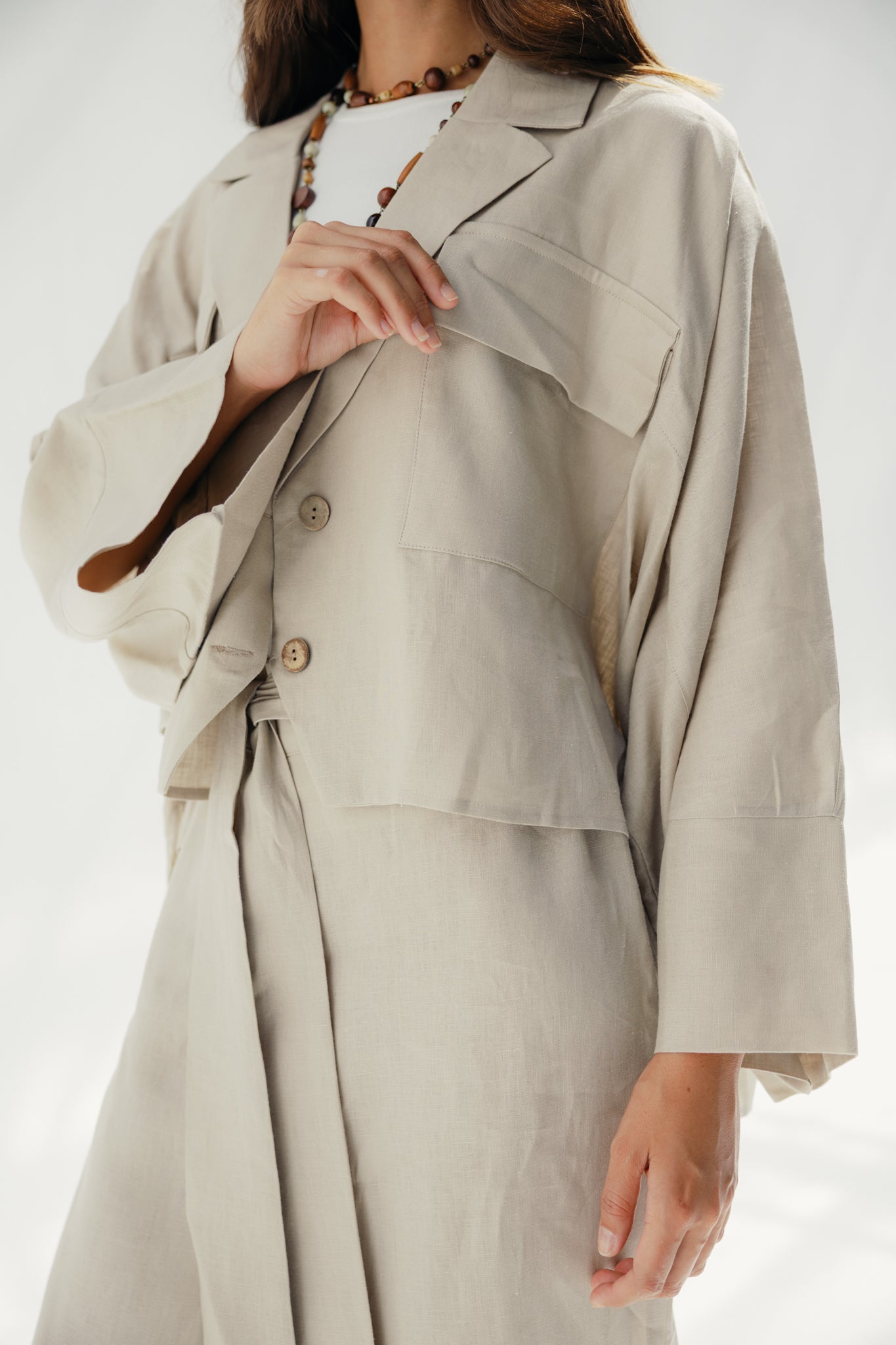 The day break shirt Beige