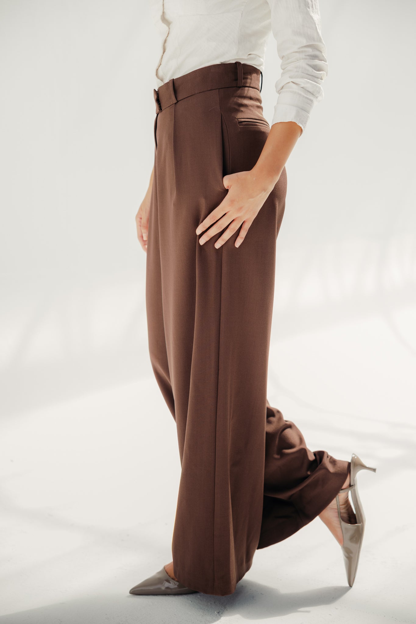 The Elara Pants Brown