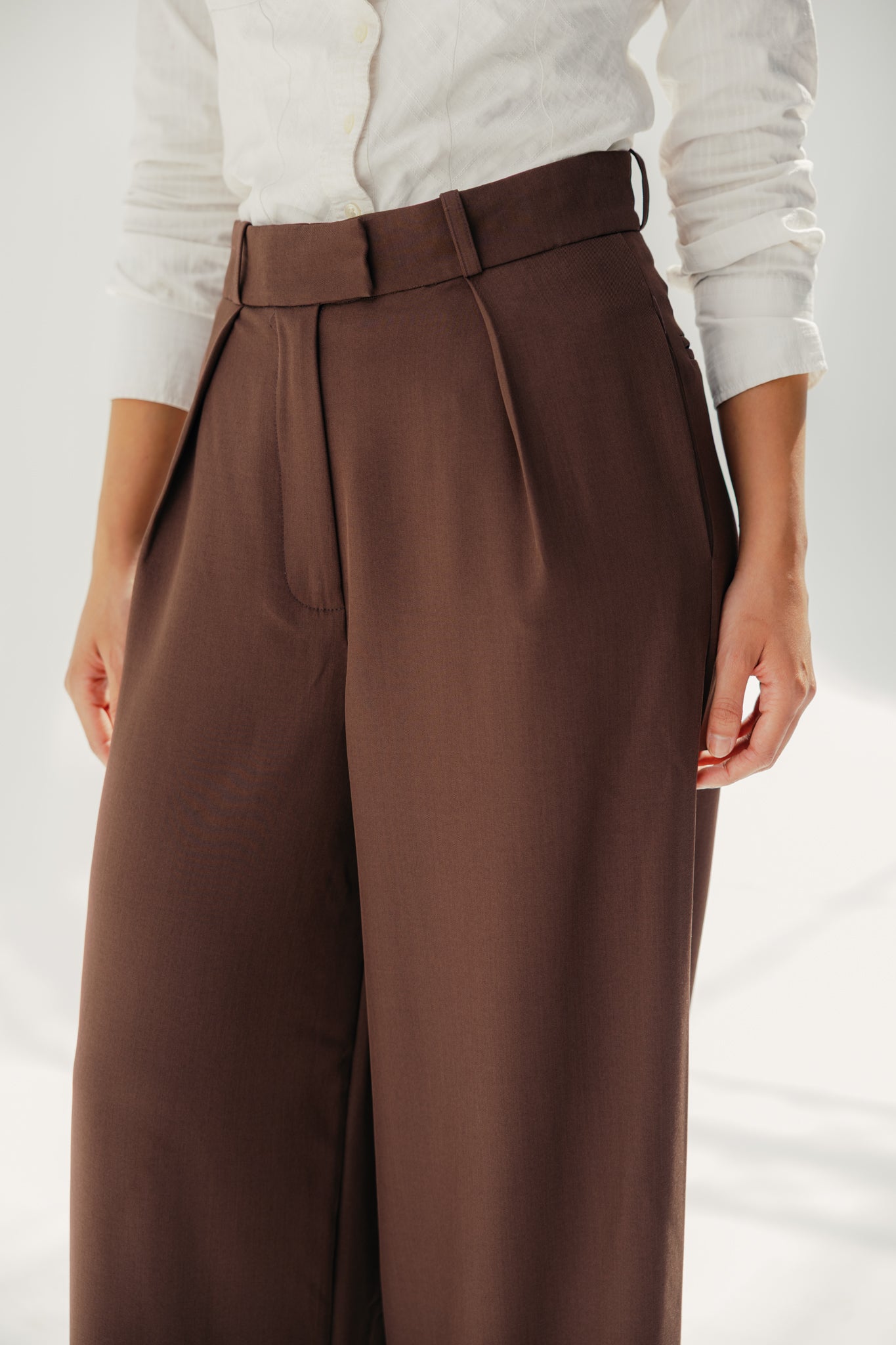 The Elara Pants Brown