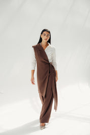 The Elara vest Brown