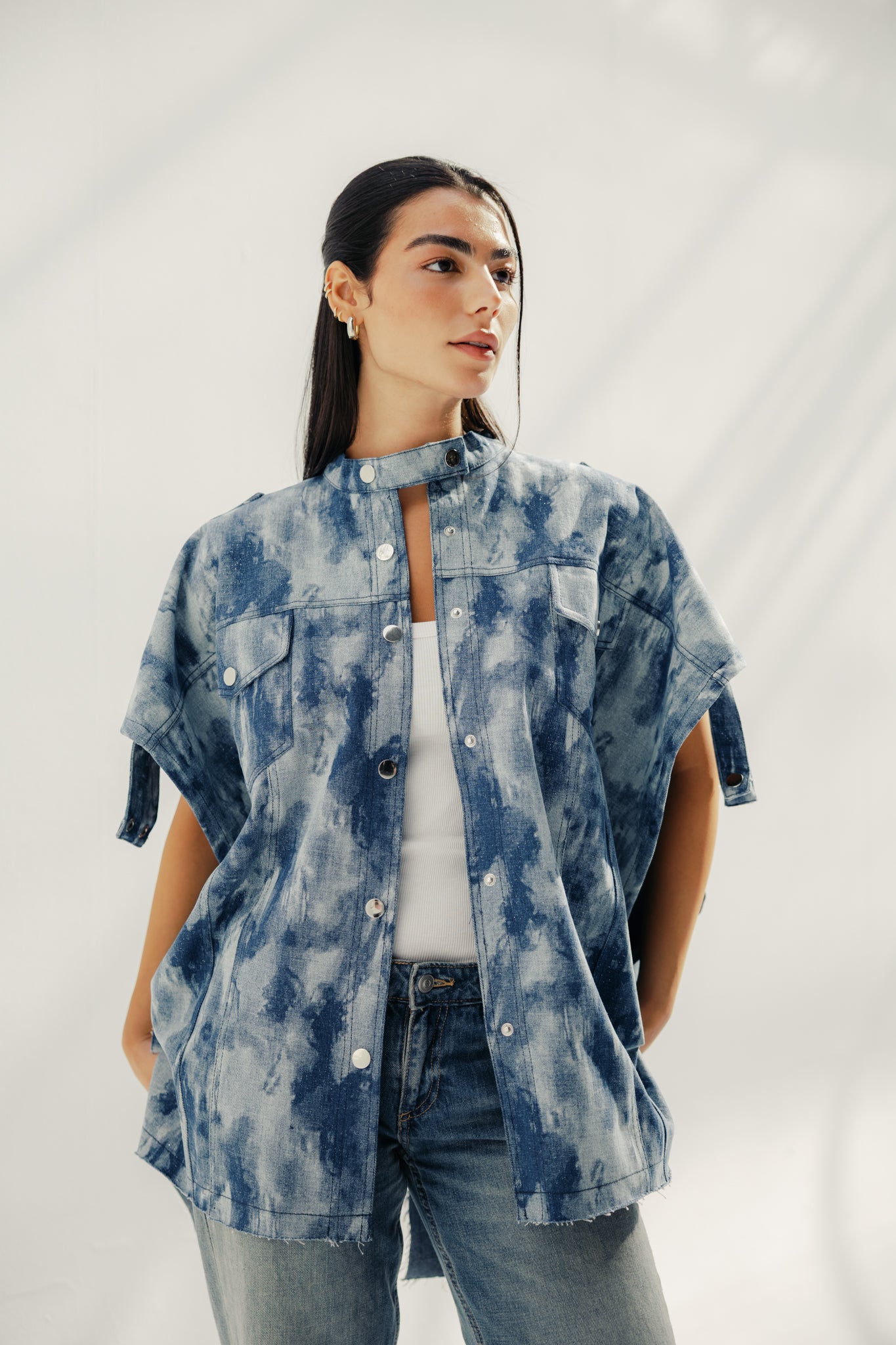 Edge Denim Vest,