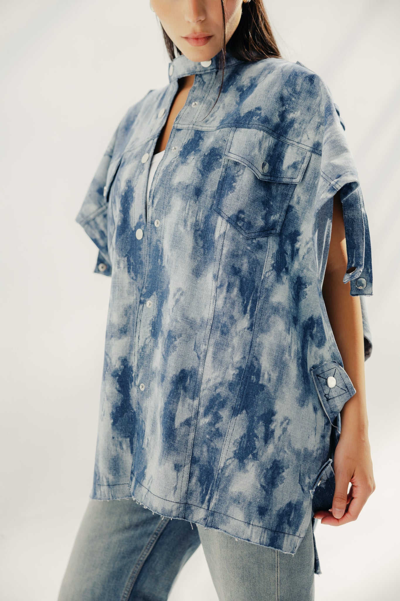 Edge Denim Vest,